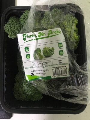 Floretes de brocoli front packaging