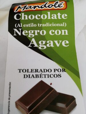 Chocolate negro front packaging