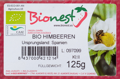 Bio himbeeren