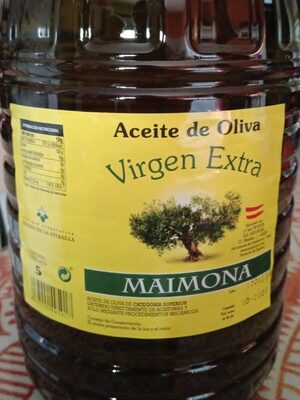 Aceite de oliva virgen extra front packaging
