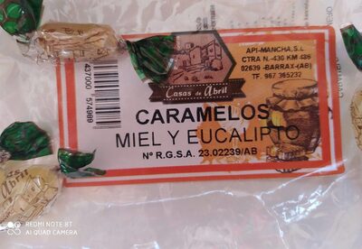 Caramelos de miel y eucalipto
