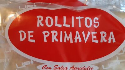 Rollitos de primavera con salsa agridulce