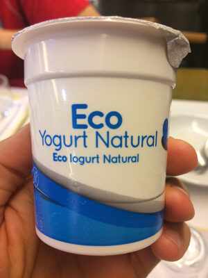 Eco yogurt natural front packaging