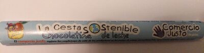 La cesta sostenible. Chocolatina de leche