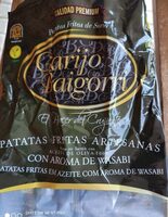 Patatas fritas artesanas wasabi