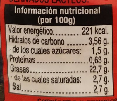 Salsa Chimichurri picante. Salsa parrilla nutrition facts table