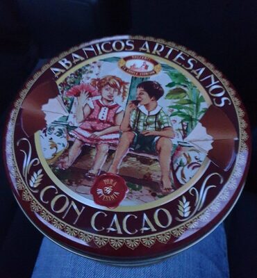 Abanicos artesanos con cacao