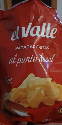 Patatas fritas al punto de sal front packaging