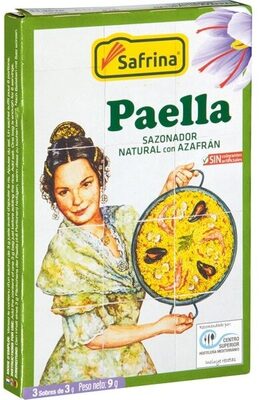Sazonador natural con azafrán para paella