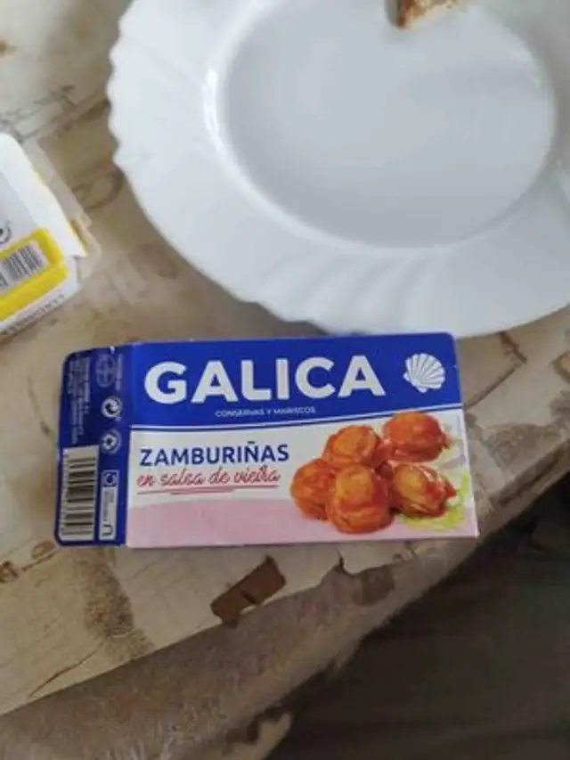 Zamburiñas en salsa de vieira