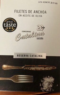 Filetes anchoa reserva Catalina