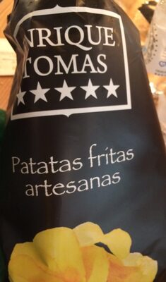 Patatas fritas artesanas front packaging