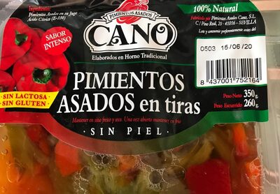 Pimientos asados en tiras
