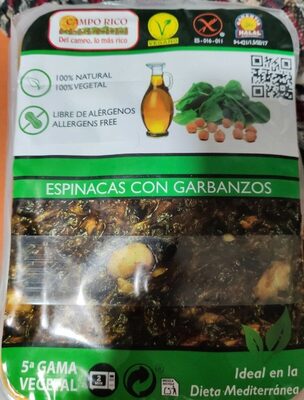 Espinacas con garbanzos