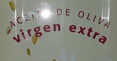 Aceite de oliva virgen extra ingredients label