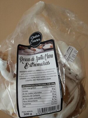 Roscas de Santa Clara Extremeñas