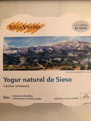 Yogur natural de Sieso