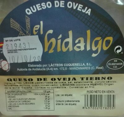Queso de oveja tierno