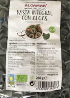 Pasta integral con algas  flores de mar