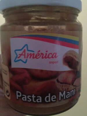 Pasta de maní front packaging