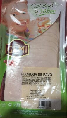 Pechuga de pavo front packaging