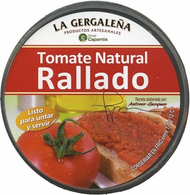 Tomate natural rallado