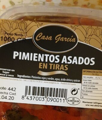 Pimientos asados