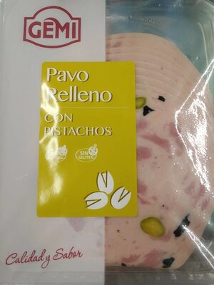 Pavo relleno con pistachos