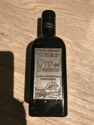 Aceite de Oliva Virgen Extra Oro del Desierto front packaging