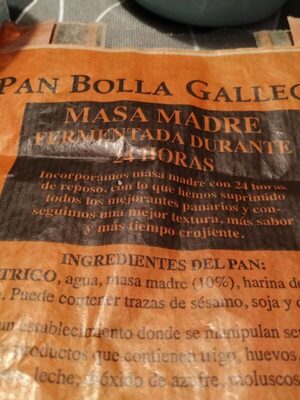 Pan Bola Gallega front packaging
