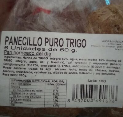 Panecillo puro trigo