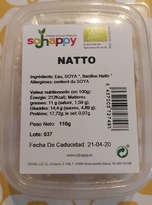 Natti front packaging