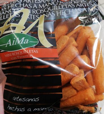 Mini rosquilletas de pimentón front packaging