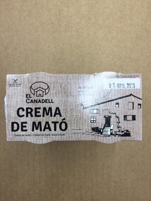 Crema de mató