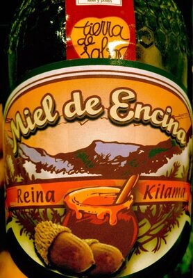 Miel de encina front packaging
