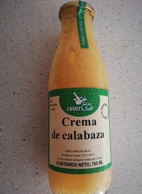 Crema de calabaza front packaging