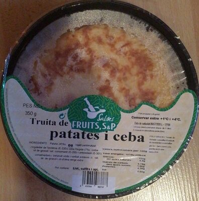 Truita de patates i ceba