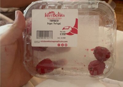 Frambuesa front packaging