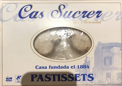 Pastissets Cas Sucrer