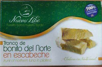Tronco de bonito del norte en escabeche front packaging