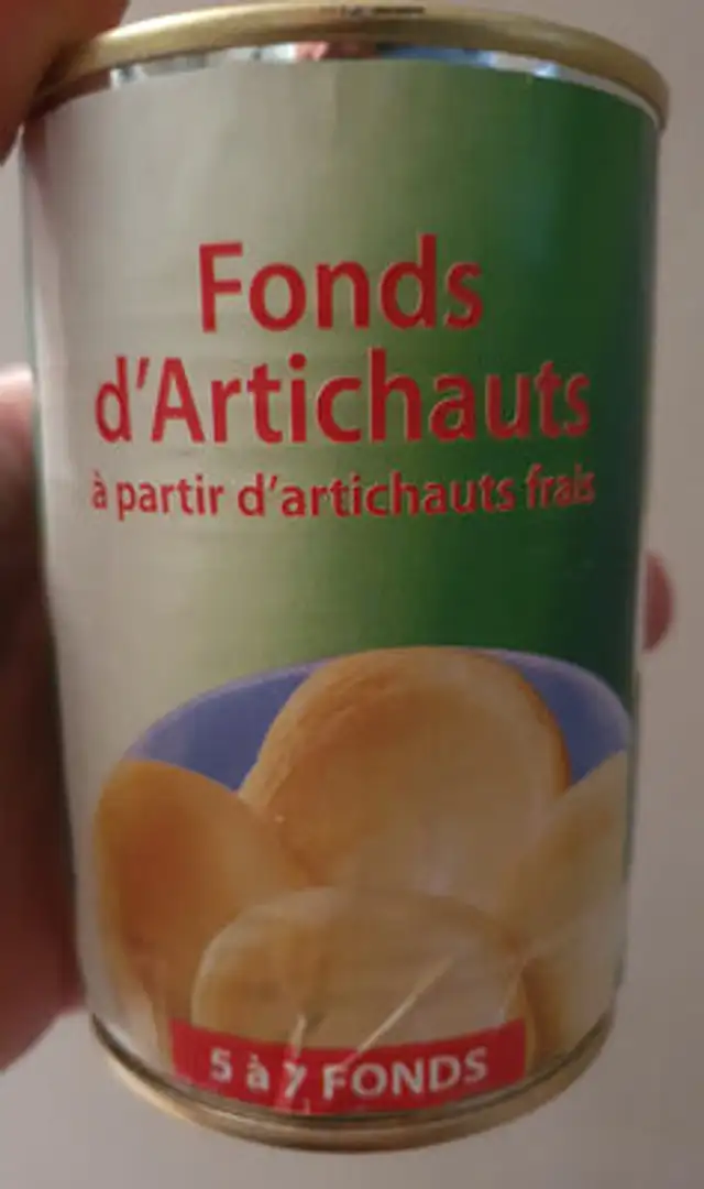 fonds d'artichauts front packaging
