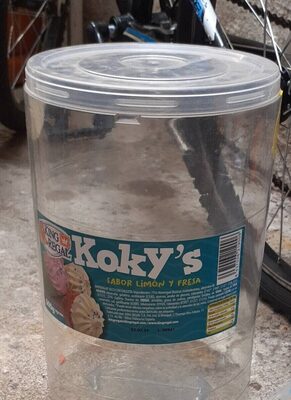 Kokys sabor limón fresa front packaging