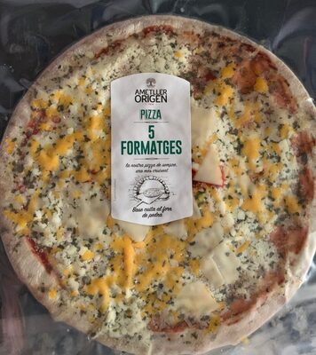 Pizza 5 formatges front packaging