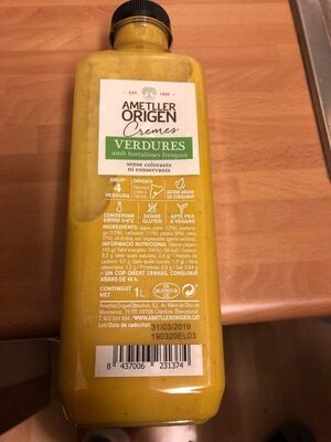 Crèmes verdures amb hortalisses fresques