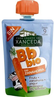 Ecologico junior zanahoria con fruta y yogur