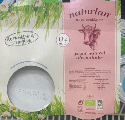 Yogur natural