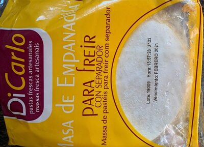 Masa de empanadilla front packaging