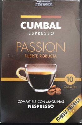 Cumbal Espresso Pasión Fuerte Robusta