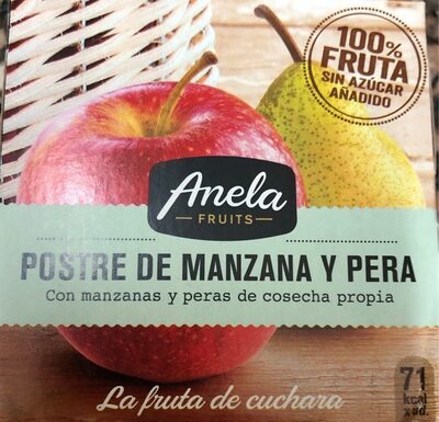 Postre de manzana y pera