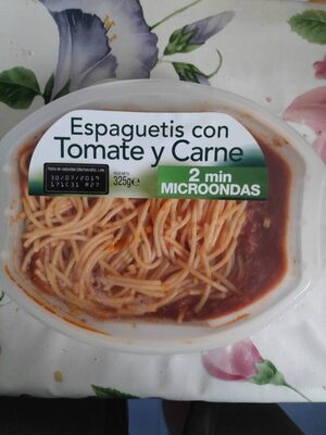Espaguetis con carne y tomate DESCATALOGADO